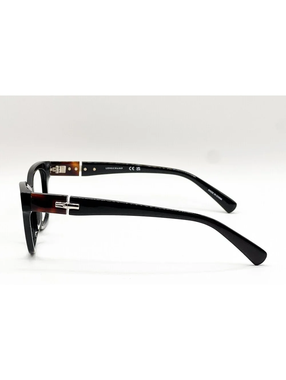 Longchamp LO2697 001 Black Rectangle Authentic Eyeglass Frames 53-16-140